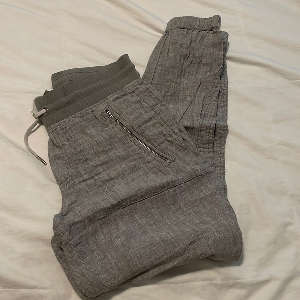 Athleta linen joggers